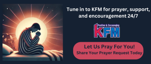 Your 24/7 Prayer Partner KFM Radio ad